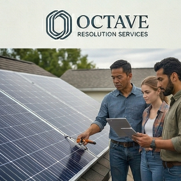 Solar panel inspection revealing scam